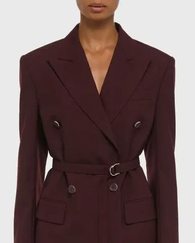Helmut Lang Belted Double-Breasted Blazer | Thumbnail 4 Helmut Lang Belted Double-Breasted Blazer | Thumbnail 4