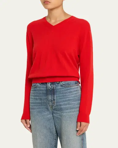 RÙADH The Sanderson V-Neck Cashmere Sweater | Thumbnail 4 RÙADH The Sanderson V-Neck Cashmere Sweater | Thumbnail 4