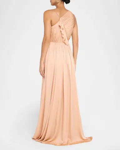 Ulla Johnson Aisha Asymmetric Silk Chiffon Gown | Thumbnail 12 Ulla Johnson Aisha Asymmetric Silk Chiffon Gown | Thumbnail 12