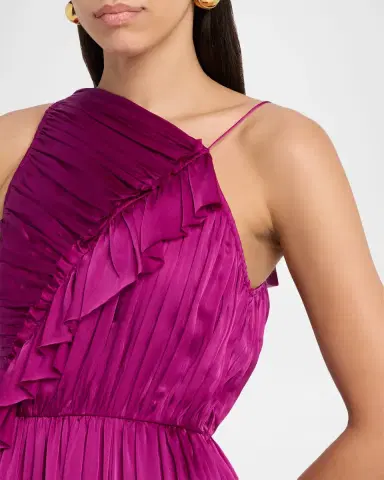 Ulla Johnson Aisha Asymmetric Silk Chiffon Gown | Thumbnail 18 Ulla Johnson Aisha Asymmetric Silk Chiffon Gown | Thumbnail 18