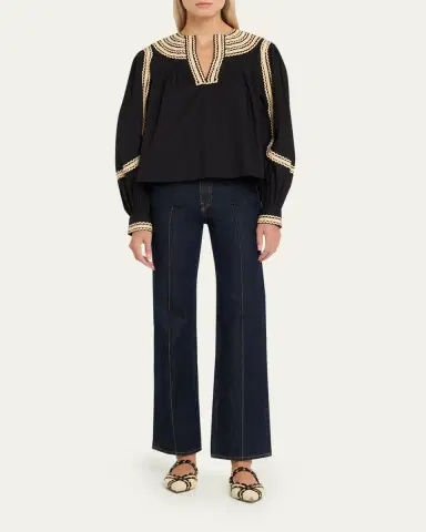 Ulla Johnson Aisha Asymmetric Silk Chiffon Gown | Thumbnail 7 Ulla Johnson Aisha Asymmetric Silk Chiffon Gown | Thumbnail 7