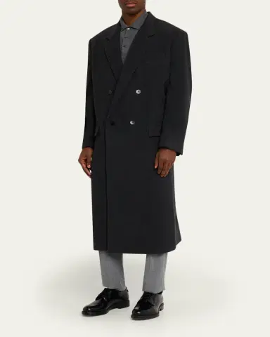 MAGLIANO Men's Lungomare Double-Breasted Overcoat | Thumbnail 2 MAGLIANO Men's Lungomare Double-Breasted Overcoat | Thumbnail 2
