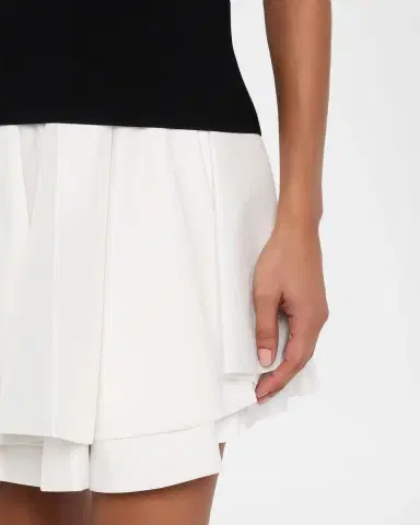 Simkhai Isabelle Strapless Drop-Waist Mini Dress | Thumbnail 9 Simkhai Isabelle Strapless Drop-Waist Mini Dress | Thumbnail 9