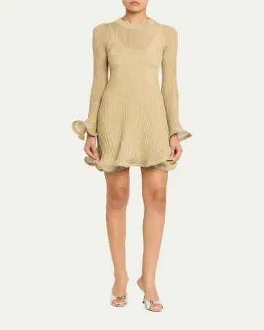 SIMKHAI Zelda Embellished Knit Mini Dress | Thumbnail 2 SIMKHAI Zelda Embellished Knit Mini Dress | Thumbnail 2