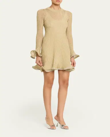 SIMKHAI Zelda Embellished Knit Mini Dress | Thumbnail 4 SIMKHAI Zelda Embellished Knit Mini Dress | Thumbnail 4