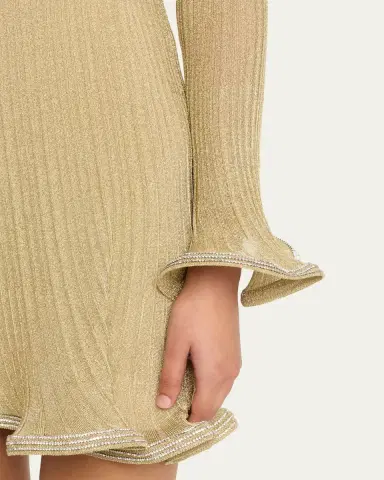 SIMKHAI Zelda Embellished Knit Mini Dress | Thumbnail 5 SIMKHAI Zelda Embellished Knit Mini Dress | Thumbnail 5