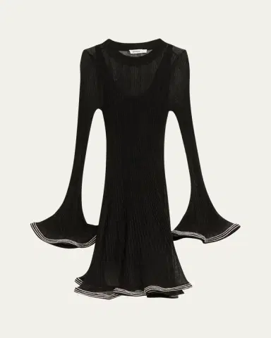 SIMKHAI Zelda Embellished Knit Mini Dress | Thumbnail 6 SIMKHAI Zelda Embellished Knit Mini Dress | Thumbnail 6