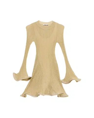 SIMKHAI Zelda Embellished Knit Mini Dress | Thumbnail 1 SIMKHAI Zelda Embellished Knit Mini Dress | Thumbnail 1