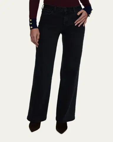 L'Agence Scottie High-Rise Wide Jeans | Thumbnail 4 L'Agence Scottie High-Rise Wide Jeans | Thumbnail 4