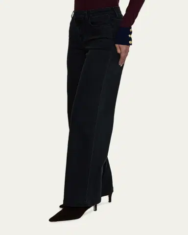 L'Agence Scottie High-Rise Wide Jeans | Thumbnail 5 L'Agence Scottie High-Rise Wide Jeans | Thumbnail 5
