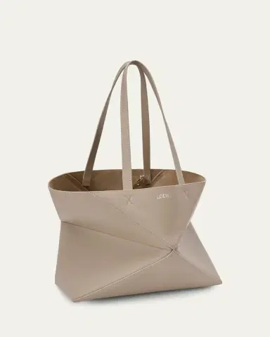 Loewe Puzzle Fold Tote Bag in Leather | Thumbnail 7 Loewe Puzzle Fold Tote Bag in Leather | Thumbnail 7