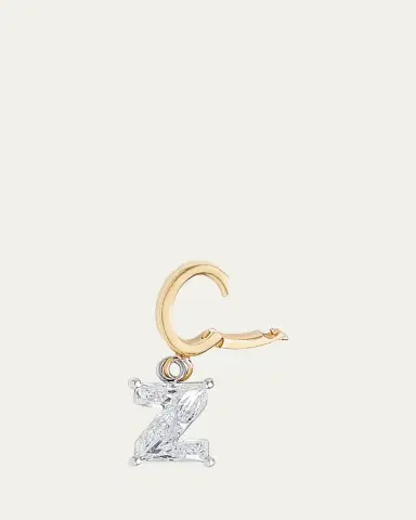 Kendall Row Lab Grown Diamond 14K Letter Charm, Z | Thumbnail 3 Kendall Row Lab Grown Diamond 14K Letter Charm, Z | Thumbnail 3