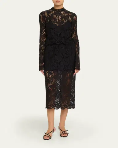 A.L.C. Lydia Lace Midi Skirt | Thumbnail 2 A.L.C. Lydia Lace Midi Skirt | Thumbnail 2