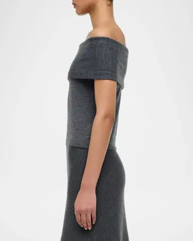 SIMKHAI Callahan Off-The-Shoulder Merino Top | Thumbnail 8 SIMKHAI Callahan Off-The-Shoulder Merino Top | Thumbnail 8
