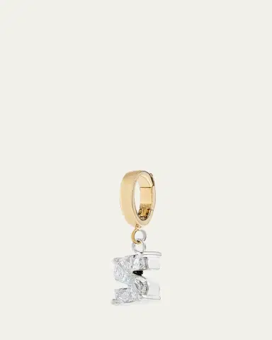 Kendall Row Lab Grown Diamond 14K Letter Charm, S | Thumbnail 2 Kendall Row Lab Grown Diamond 14K Letter Charm, S | Thumbnail 2