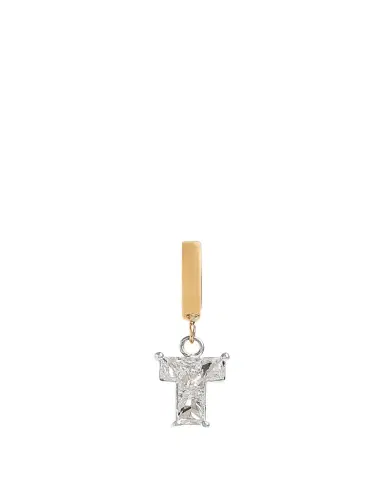 Kendall Row Lab Grown Diamond 14K Letter Charm, T | Thumbnail 1 Kendall Row Lab Grown Diamond 14K Letter Charm, T | Thumbnail 1