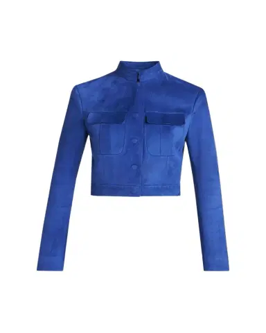 TOM FORD Soft Lamb Suede Crop Jacket | Thumbnail 1 TOM FORD Soft Lamb Suede Crop Jacket | Thumbnail 1