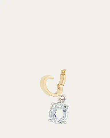 Kendall Row Lab Grown Diamond 14K Letter Charm, O | Thumbnail 3 Kendall Row Lab Grown Diamond 14K Letter Charm, O | Thumbnail 3