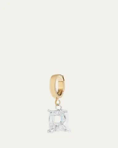 Kendall Row Lab Grown Diamond 14K Letter Charm, R | Thumbnail 2 Kendall Row Lab Grown Diamond 14K Letter Charm, R | Thumbnail 2