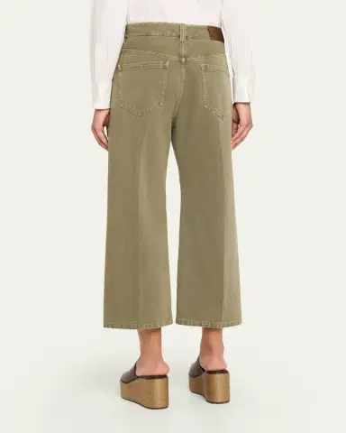 Brunello Cucinelli Cotton Bull Straight-Leg Ankle Jeans | Thumbnail 3 Brunello Cucinelli Cotton Bull Straight-Leg Ankle Jeans | Thumbnail 3