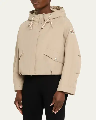 Moncler Eucalyptus Hooded Short Down Jacket | Thumbnail 4 Moncler Eucalyptus Hooded Short Down Jacket | Thumbnail 4