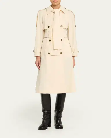 Burberry Trerose Belted Double-Breasted Trench Coat | Thumbnail 2 Burberry Trerose Belted Double-Breasted Trench Coat | Thumbnail 2