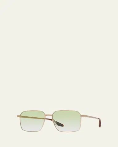Barton Perreira Men's Hampton Square Titanium Sunglasses | Thumbnail 2 Barton Perreira Men's Hampton Square Titanium Sunglasses | Thumbnail 2