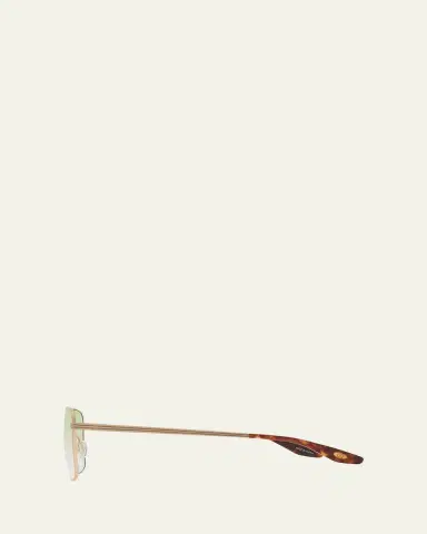 Barton Perreira Men's Hampton Square Titanium Sunglasses | Thumbnail 3 Barton Perreira Men's Hampton Square Titanium Sunglasses | Thumbnail 3