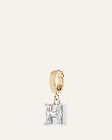 Kendall Row Lab Grown Diamond 14K Letter Charm, H | Thumbnail 2 Kendall Row Lab Grown Diamond 14K Letter Charm, H | Thumbnail 2