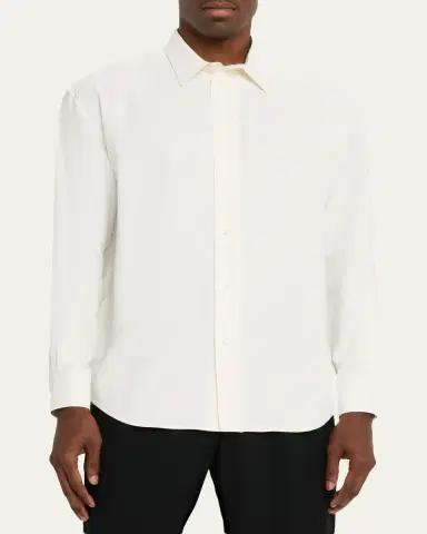 The Row Men's Granada Silk Sport Shirt | Thumbnail 4 The Row Men's Granada Silk Sport Shirt | Thumbnail 4