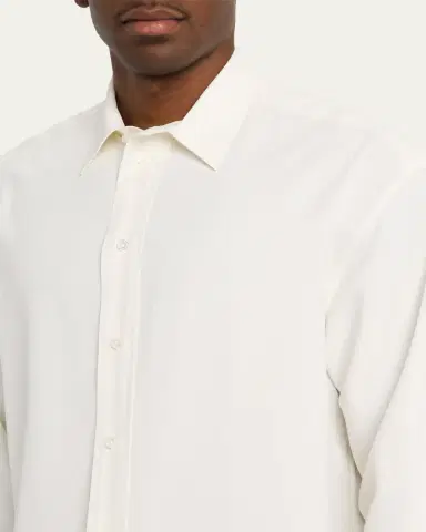 The Row Men's Granada Silk Sport Shirt | Thumbnail 5 The Row Men's Granada Silk Sport Shirt | Thumbnail 5