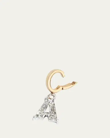 Kendall Row Lab Grown Diamond 14K Letter Charm, A | Thumbnail 3 Kendall Row Lab Grown Diamond 14K Letter Charm, A | Thumbnail 3