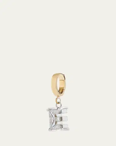 Kendall Row Lab Grown Diamond 14K Letter Charm, E | Thumbnail 2 Kendall Row Lab Grown Diamond 14K Letter Charm, E | Thumbnail 2