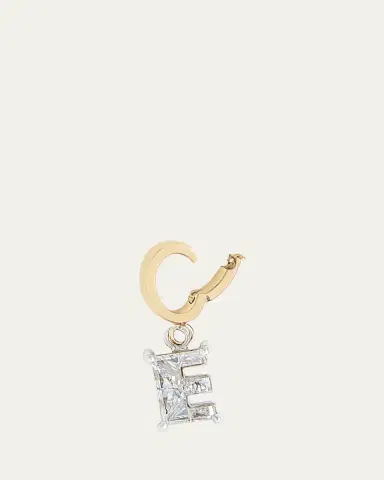 Kendall Row Lab Grown Diamond 14K Letter Charm, E | Thumbnail 3 Kendall Row Lab Grown Diamond 14K Letter Charm, E | Thumbnail 3