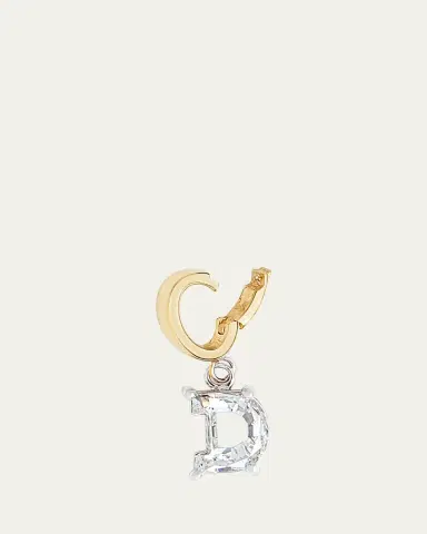 Kendall Row Lab Grown Diamond 14K Letter Charm, D | Thumbnail 3 Kendall Row Lab Grown Diamond 14K Letter Charm, D | Thumbnail 3