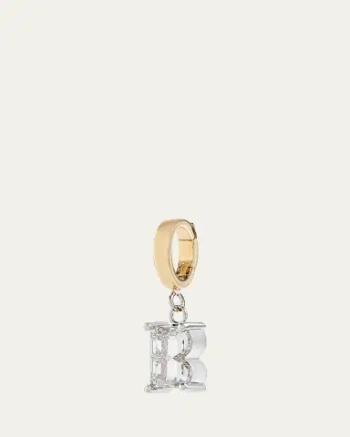 Kendall Row Lab Grown Diamond 14K Letter Charm, B | Thumbnail 2 Kendall Row Lab Grown Diamond 14K Letter Charm, B | Thumbnail 2