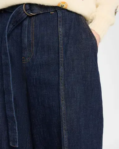 LOEWE D-Ring Belted Wide-Leg Jeans | Thumbnail 9 LOEWE D-Ring Belted Wide-Leg Jeans | Thumbnail 9