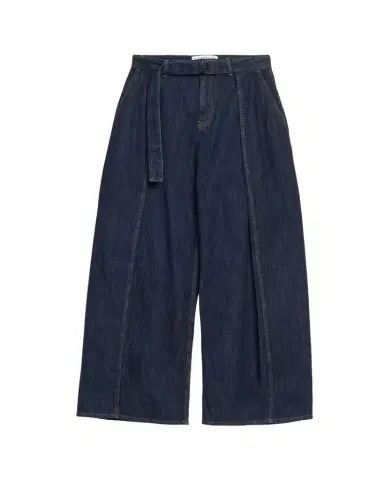 LOEWE D-Ring Belted Wide-Leg Jeans | Thumbnail 1 LOEWE D-Ring Belted Wide-Leg Jeans | Thumbnail 1