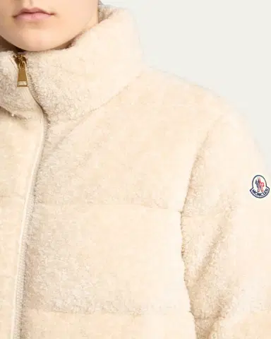 Moncler Cedra Teddy Short Down Jacket | Thumbnail 5 Moncler Cedra Teddy Short Down Jacket | Thumbnail 5