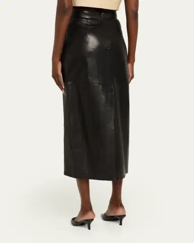 Heirlome Lexi Leather Pencil Midi Skirt | Thumbnail 3 Heirlome Lexi Leather Pencil Midi Skirt | Thumbnail 3
