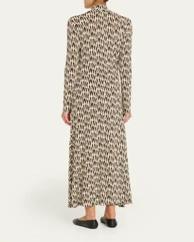 Ulla Johnson Ida Ruched Turtleneck Midi Dress | Thumbnail 3 Ulla Johnson Ida Ruched Turtleneck Midi Dress | Thumbnail 3