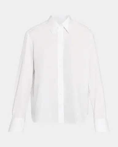 TWP Possetti Superfine Cotton Button-Front Shirt | Thumbnail 6 TWP Possetti Superfine Cotton Button-Front Shirt | Thumbnail 6