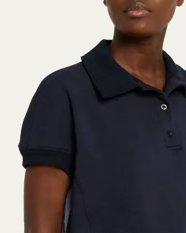 3.1 Phillip Lim Mixed Media Polo Top | Thumbnail 5 3.1 Phillip Lim Mixed Media Polo Top | Thumbnail 5