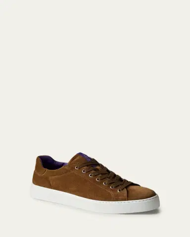 Ralph Lauren Purple Label Severn Calf-Suede Sneaker | Thumbnail 2 Ralph Lauren Purple Label Severn Calf-Suede Sneaker | Thumbnail 2