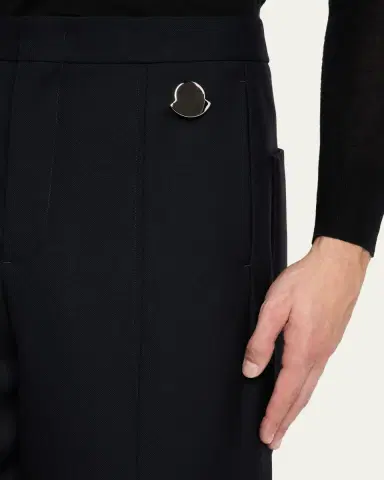 Moncler Genius x JIL SANDER Men's Wool Gabardine Tailored Pants | Thumbnail 5 Moncler Genius x JIL SANDER Men's Wool Gabardine Tailored Pants | Thumbnail 5