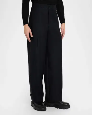 Moncler Genius x JIL SANDER Men's Wool Gabardine Tailored Pants | Thumbnail 8 Moncler Genius x JIL SANDER Men's Wool Gabardine Tailored Pants | Thumbnail 8