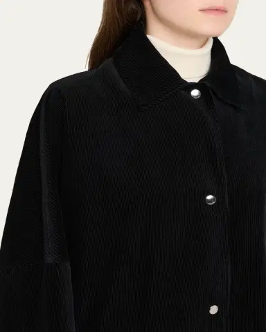 Toteme Corduroy Oversized Shirt Jacket | Thumbnail 5 Toteme Corduroy Oversized Shirt Jacket | Thumbnail 5