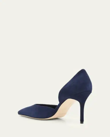Manolo Blahnik 50mm Maren Suede Pointed-Toe Pumps | Thumbnail 2 Manolo Blahnik 50mm Maren Suede Pointed-Toe Pumps | Thumbnail 2