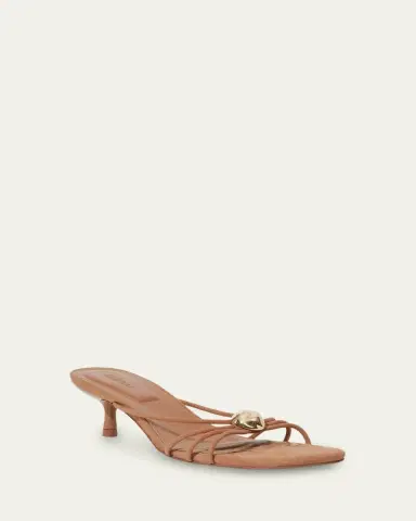 SIMKHAI Amaya Strappy Suede Kitten-Heel Sandals | Thumbnail 2 SIMKHAI Amaya Strappy Suede Kitten-Heel Sandals | Thumbnail 2