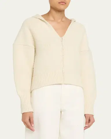 OSSOU Wader Whipstitch Wool-Blend Sweater | Thumbnail 4 OSSOU Wader Whipstitch Wool-Blend Sweater | Thumbnail 4